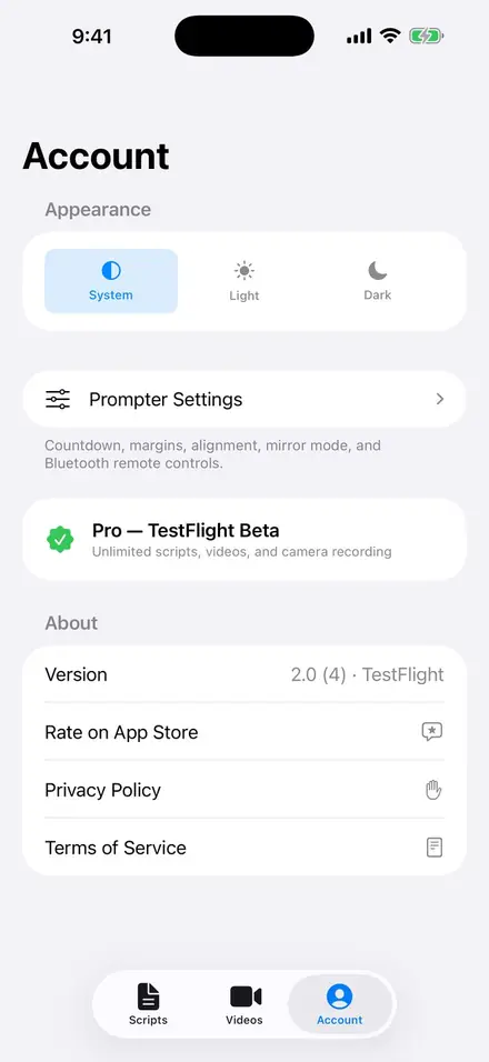 FlowPrompt pro is free in the beta screen